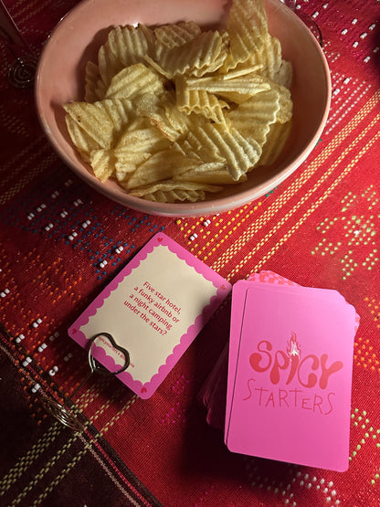 Spicy Starters© in Pink — Limited Community Edition | Conversation Card Game