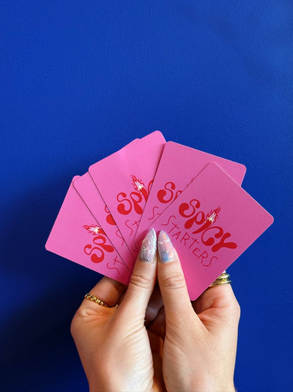 Spicy Starters© in Pink — Limited Community Edition | Conversation Card Game
