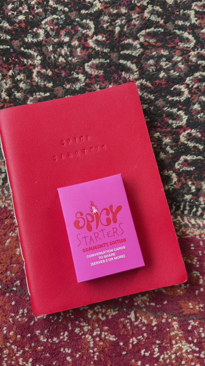 Spicy Starters© in Pink — Limited Community Edition | Conversation Card Game